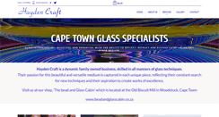 Desktop Screenshot of haydencraft.co.za